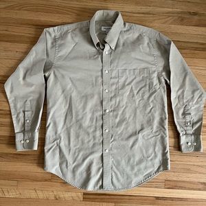 Yves Saint Laurent Men’s Button Down Dress Shirt, 16 Neck, Size Large
